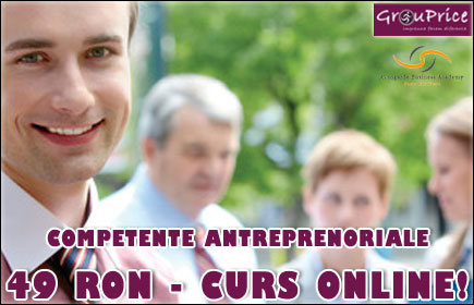 49 Ron - Curs online Competente Antreprenoriale. Invata sa-ti faci propriul plan de afaceri si sa-l pui in practica! @ Avangarde Business Academy