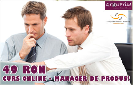 49 Ron - Curs online Manager de Produs! @ Avangarde Business Academy
