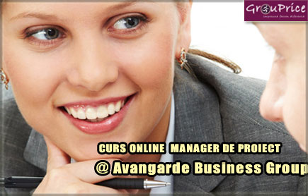 CURS ONLINE MANAGER DE PROIECT   @ Avangarde Business Group