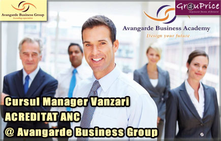  Cursul Manager Vanzari – ACREDITAT ANC @ Avangarde Business Group.