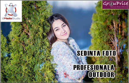 Sedinta Foto Profesionala Outdoor , de o ora, pentru o persoana,  cu aproximativ 150 de fotografii @ XMEDIA STUDIO