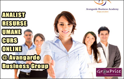 Imagine cupon oferta - ANALIST RESURSE UMANE - CURS ONLINE @ Avangarde Business Group