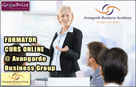 Imagine cupon oferta - FORMATOR - CURS ONLINE @ Avangarde Business Group